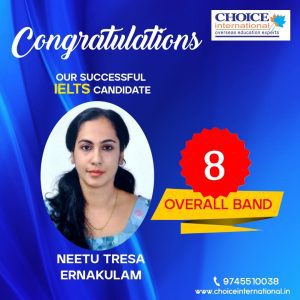 Successful IELTS Candidate - Neetu Tresa