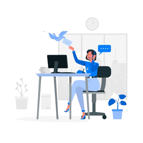 Thank you page vector