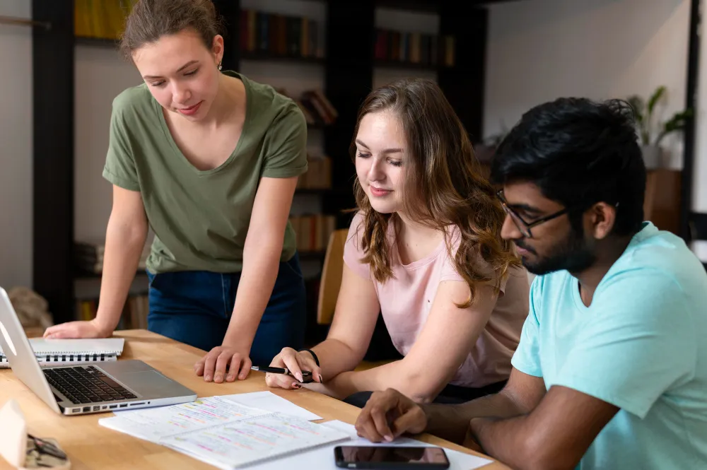 Students at one of the best universities in UK